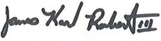 JIM ROBERTS SIGNATURE