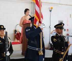 Mercedes Singing the National Anthem Oct 20, 2018