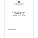 Legion Birthday Speech